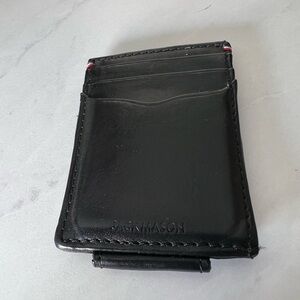 Jack Mason Italian Leather Black Money Clip